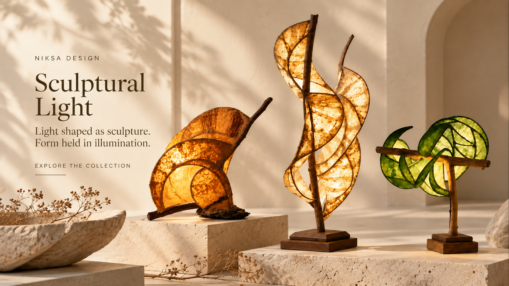 Sculptural Light — Niksa Design