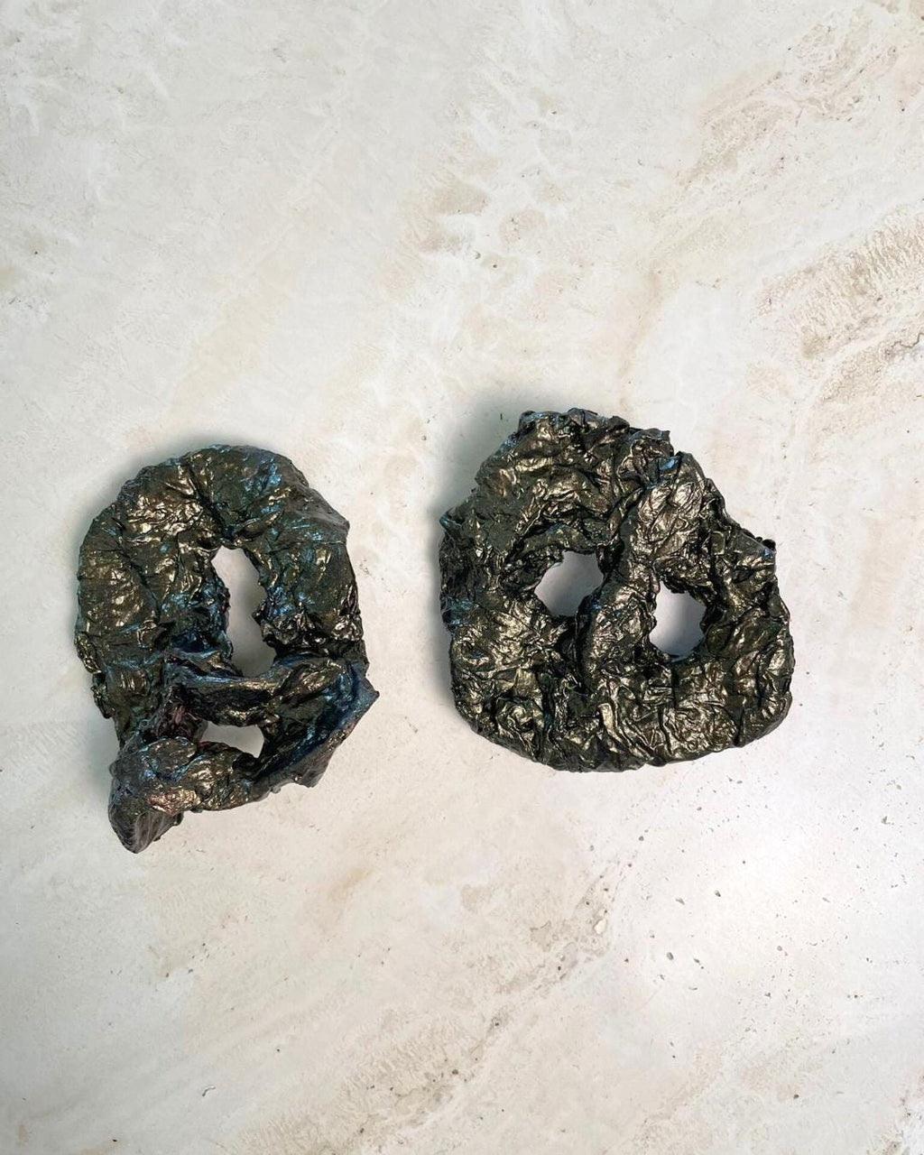 Handmade Paper Earrings – Organic Inspired Design | Niksa Design