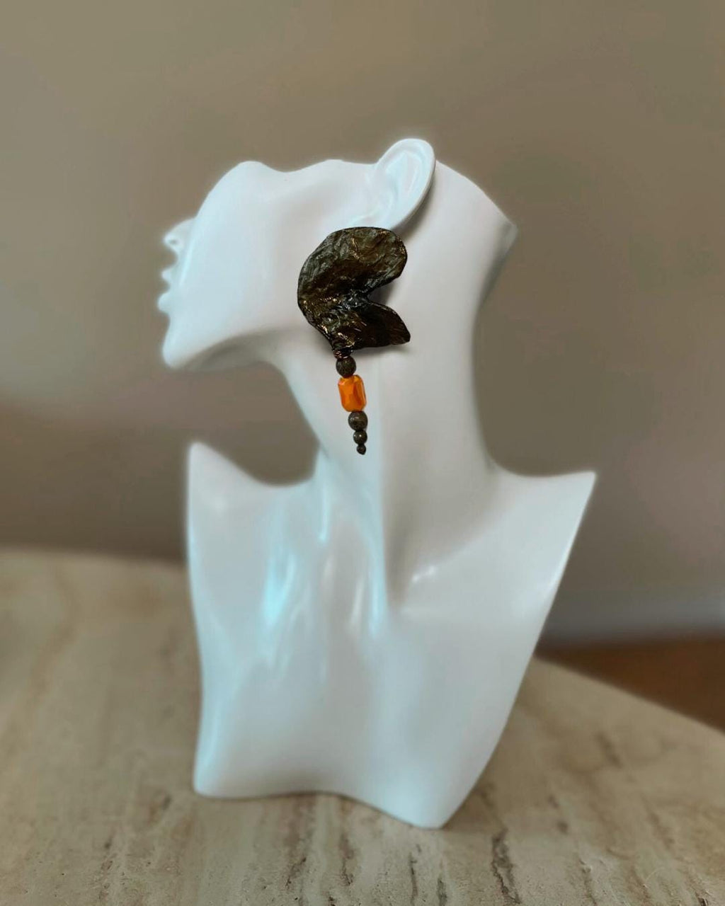 Handmade Paper Earrings – Organic Inspired Design | Niksa Design