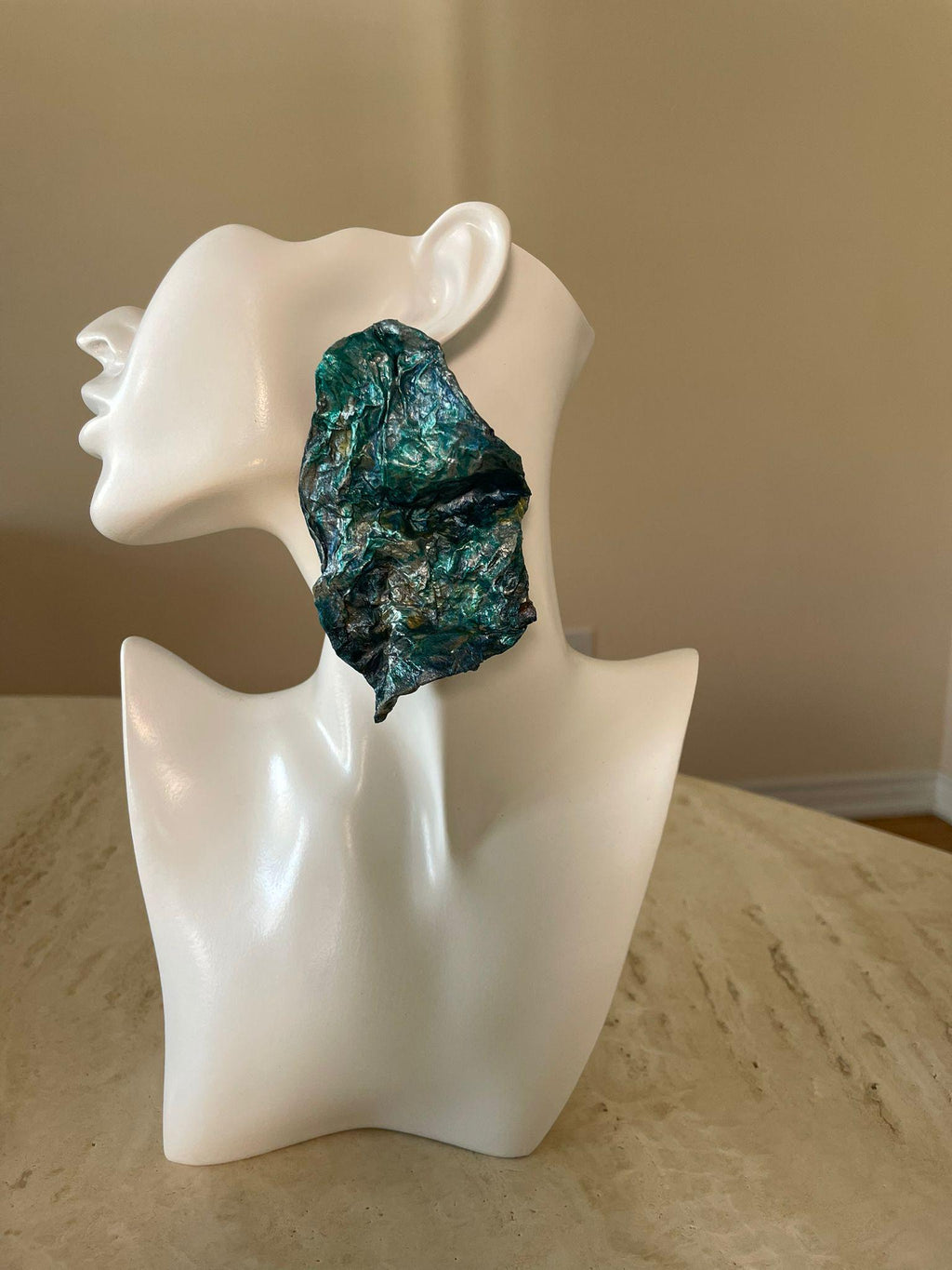 Handmade Paper Earrings – Organic Inspired Design | Niksa Design