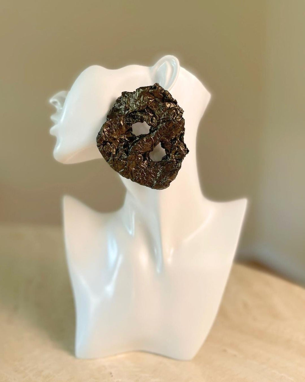 Handmade Paper Earrings – Organic Inspired Design | Niksa Design