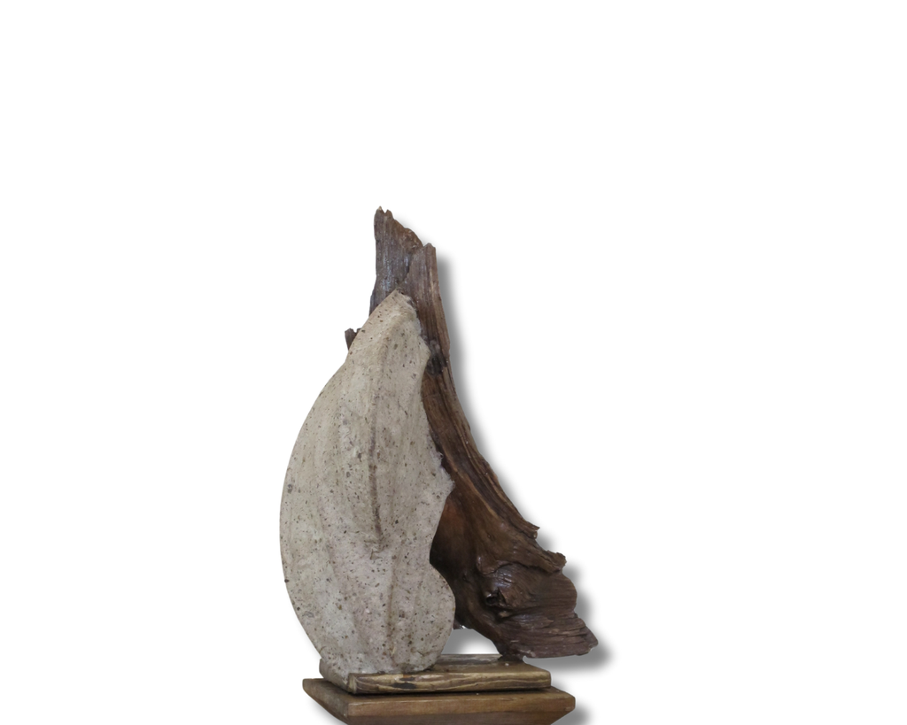Whirlwood Sculptural Wooden Lamp Handmade Eco-Friendly  Light  Artistic Organic Home Decor