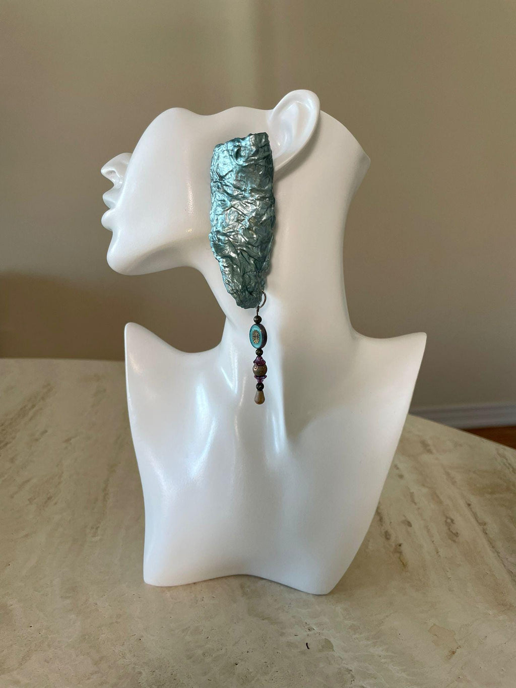Handmade Paper Earrings – Organic Inspired Design | Niksa Design
