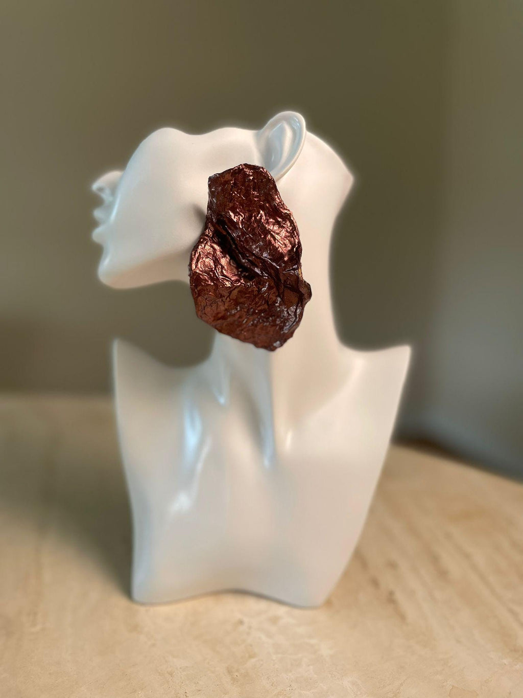 Handmade Paper Earrings – Organic Inspired Design | Niksa Design