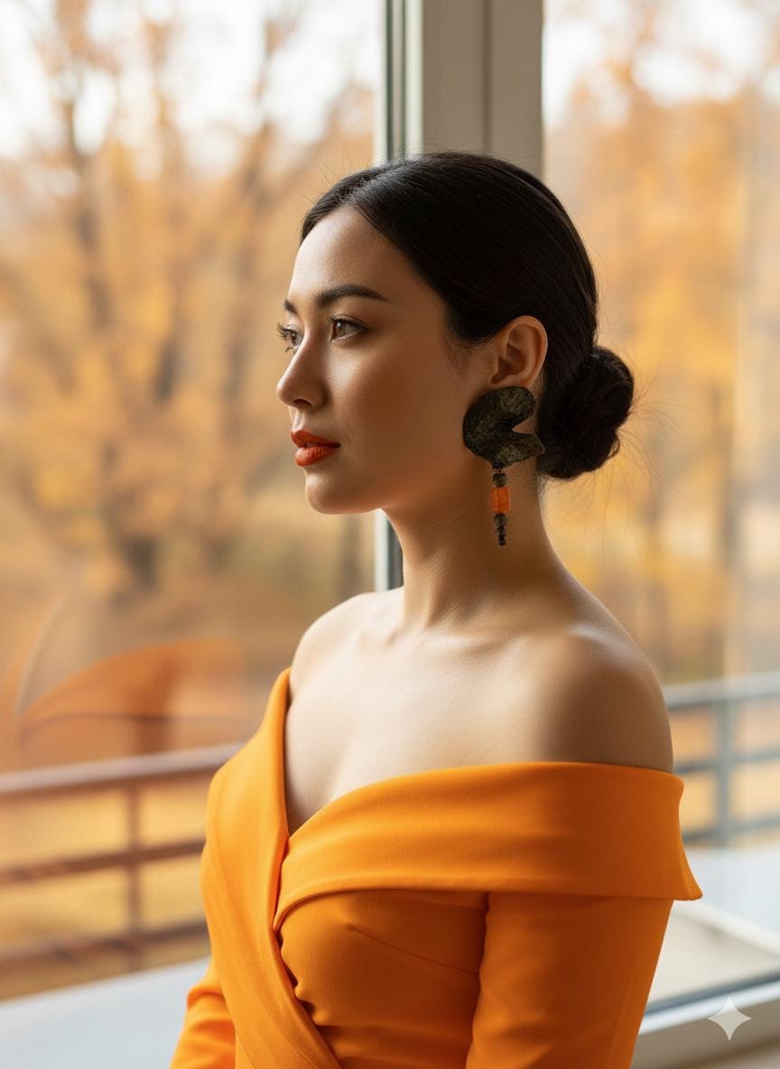 Handmade Paper Earrings – Organic Inspired Design | Niksa Design