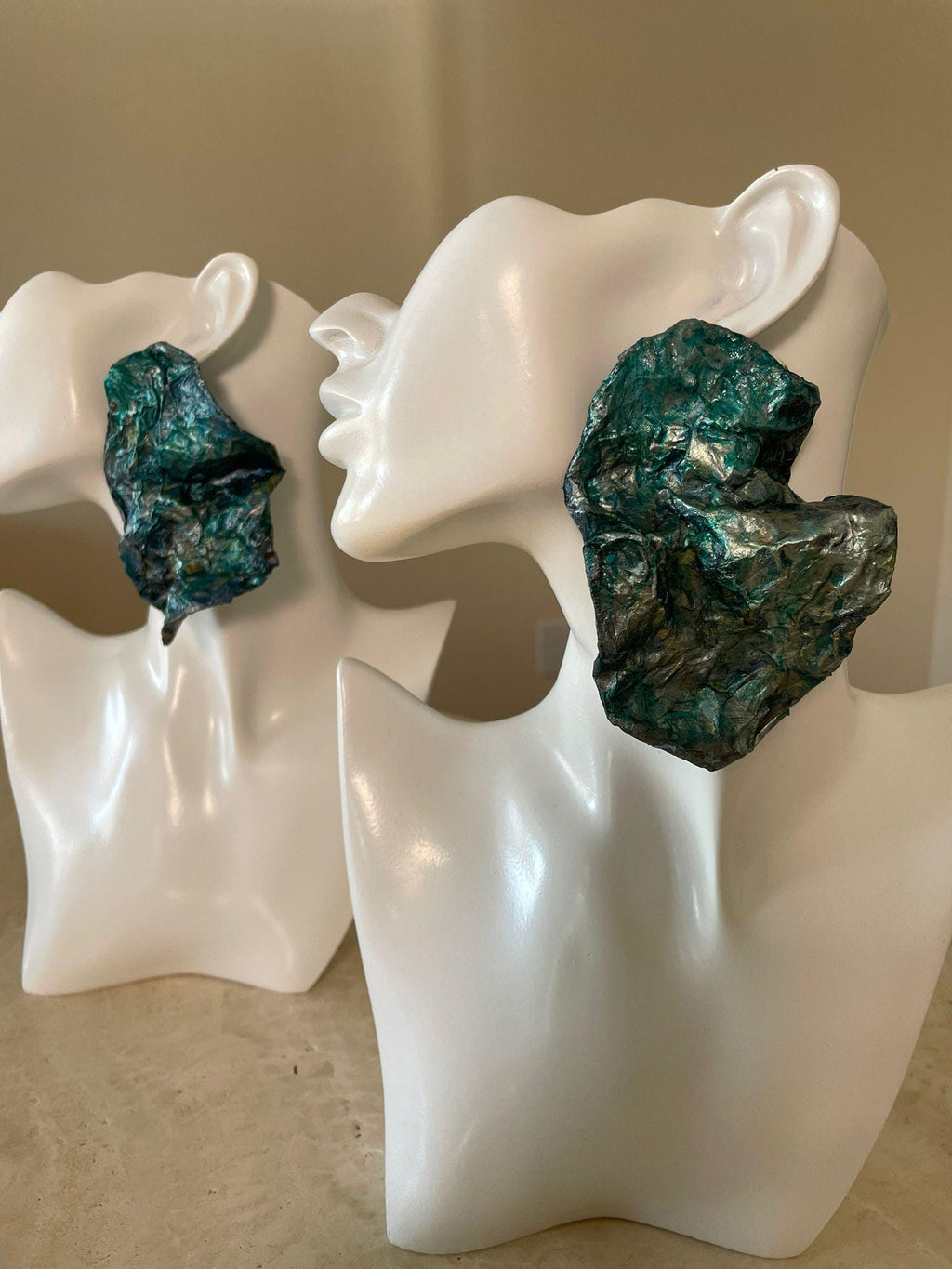 Handmade Paper Earrings – Organic Inspired Design | Niksa Design