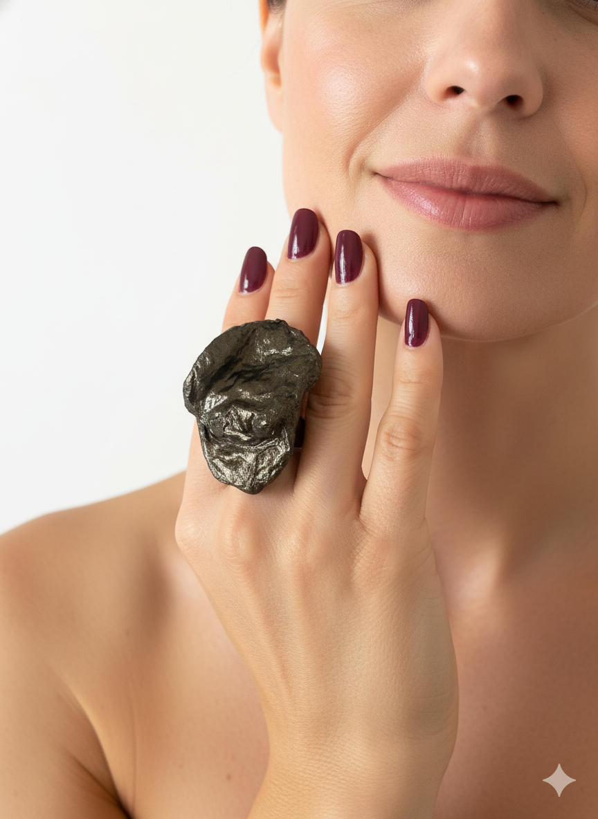 Handmade Paper Ring – Organic Inspired Design | Niksa Design