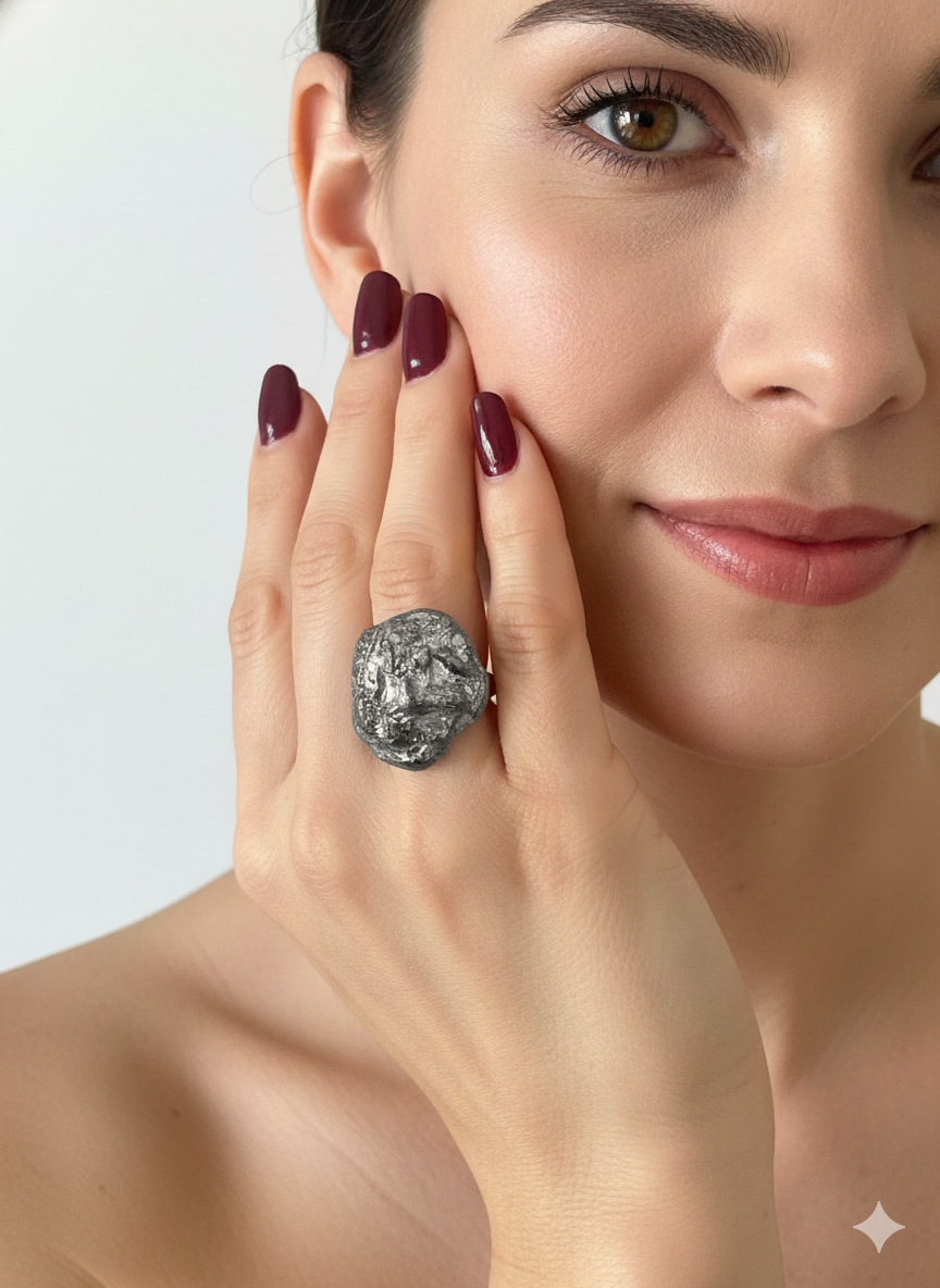 Handmade Paper Ring – Organic Inspired Design | Niksa Design