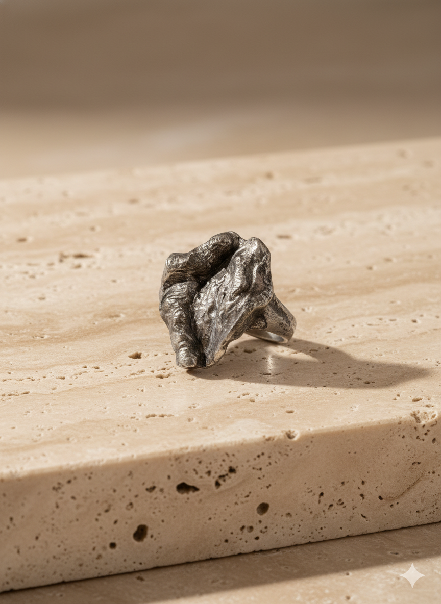 Handmade Paper Ring – Organic Inspired Design | Niksa Design