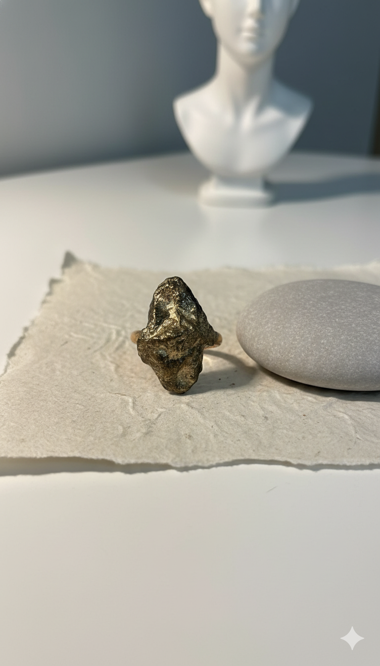 Handmade Paper Ring – Organic Inspired Design | Niksa Design