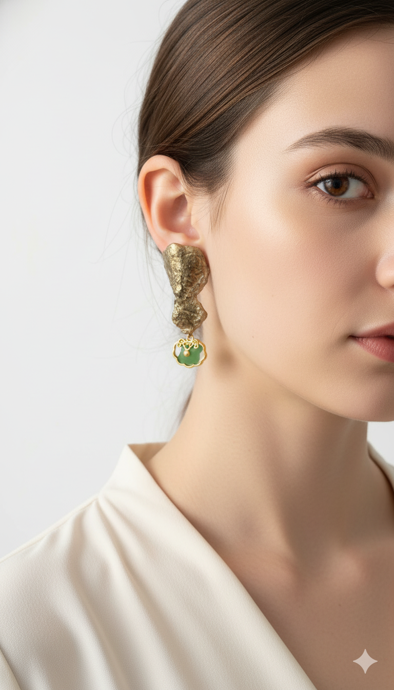 Handmade Paper Earrings – Organic Inspired Design | Niksa Design