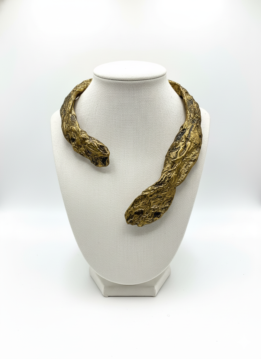 Handmade Paper Necklace – Sculptural Modern Design | Niksa Design