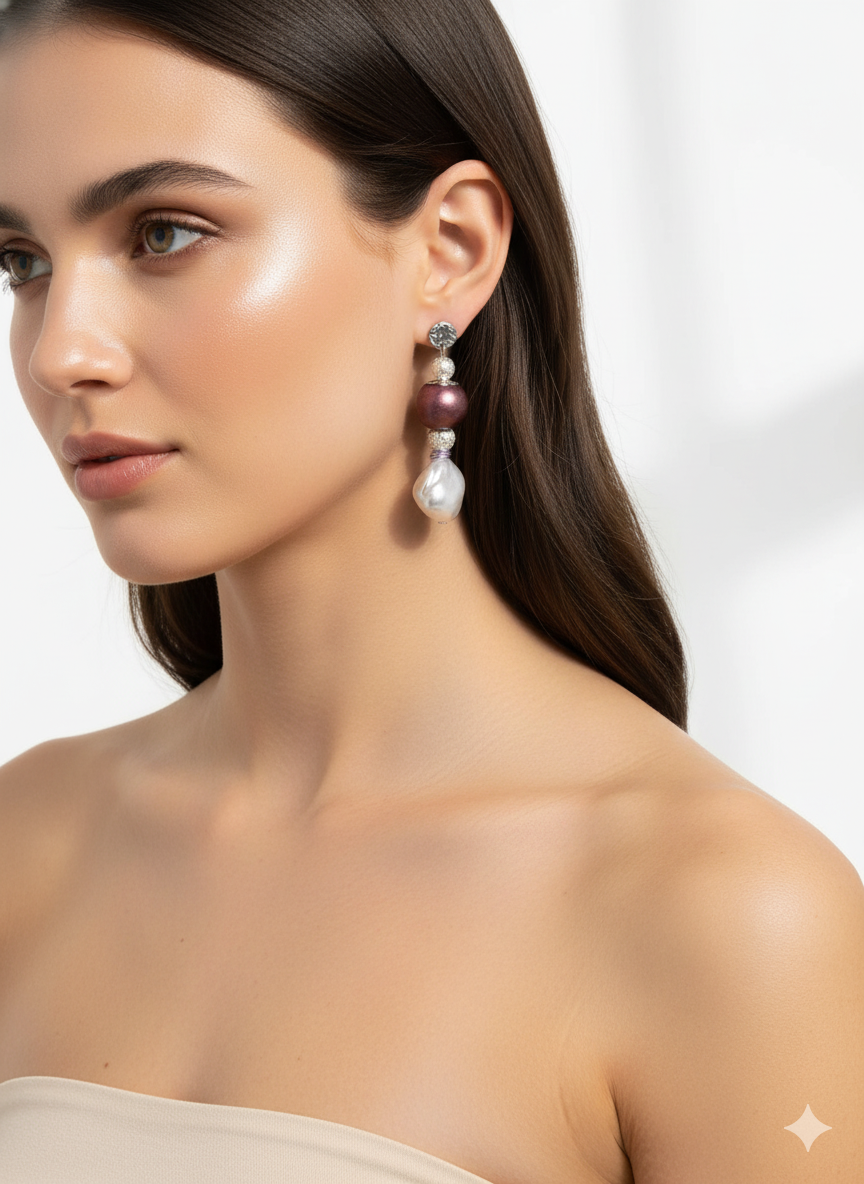 Handmade Paper Earrings – Organic Inspired Design | Niksa Design