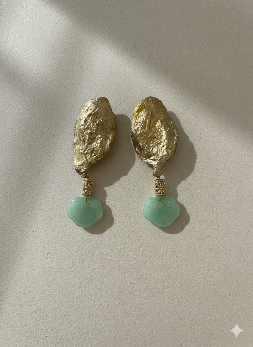 Handmade Paper Earrings – Organic Inspired Design | Niksa Design