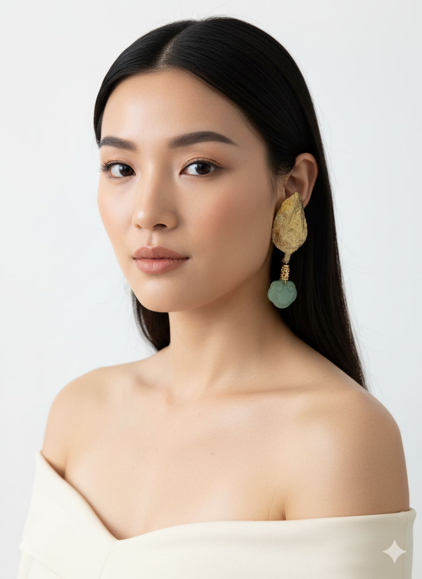 Handmade Paper Earrings – Organic Inspired Design | Niksa Design
