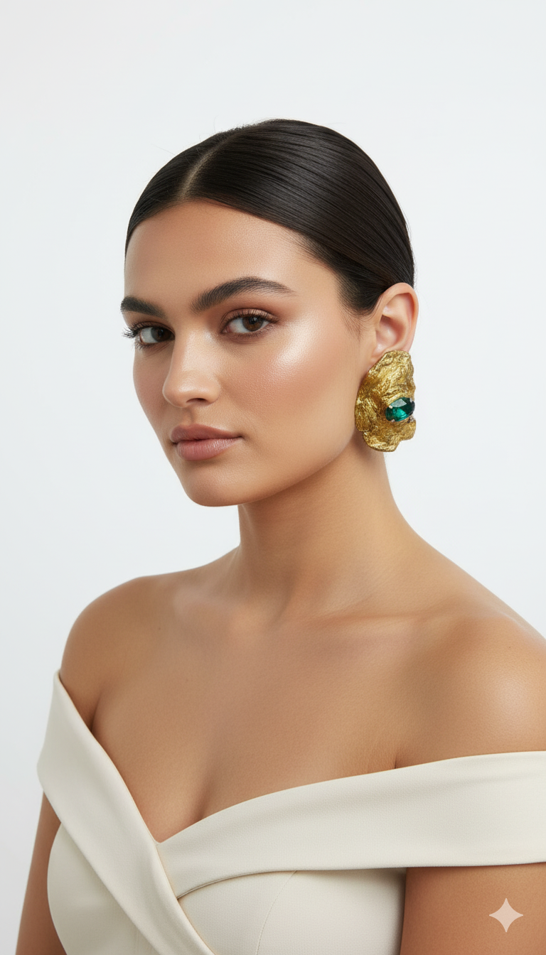 Handmade Paper Earrings – Organic Inspired Design | Niksa Design