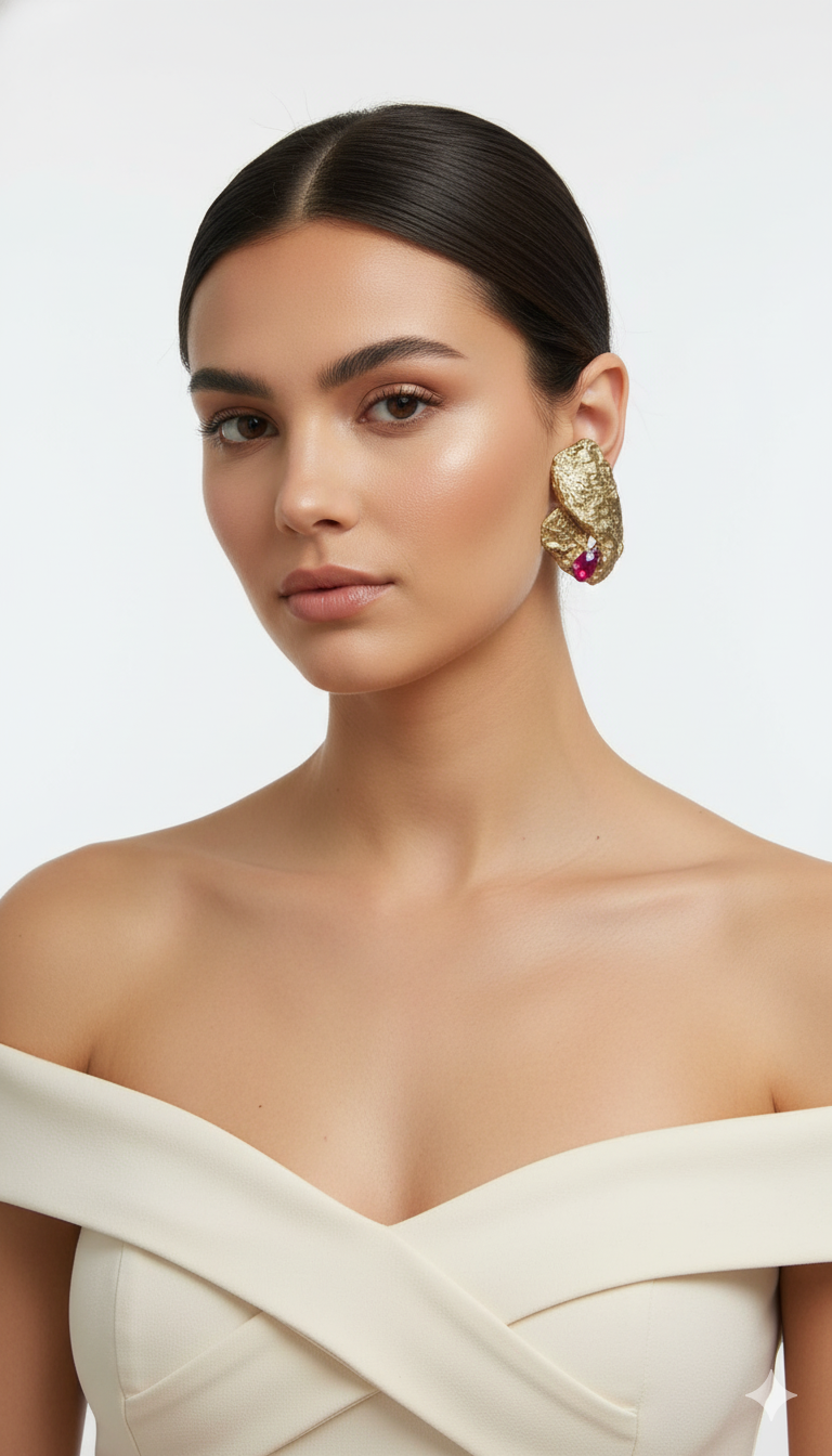 Handmade Paper Earrings – Organic Inspired Design | Niksa Design