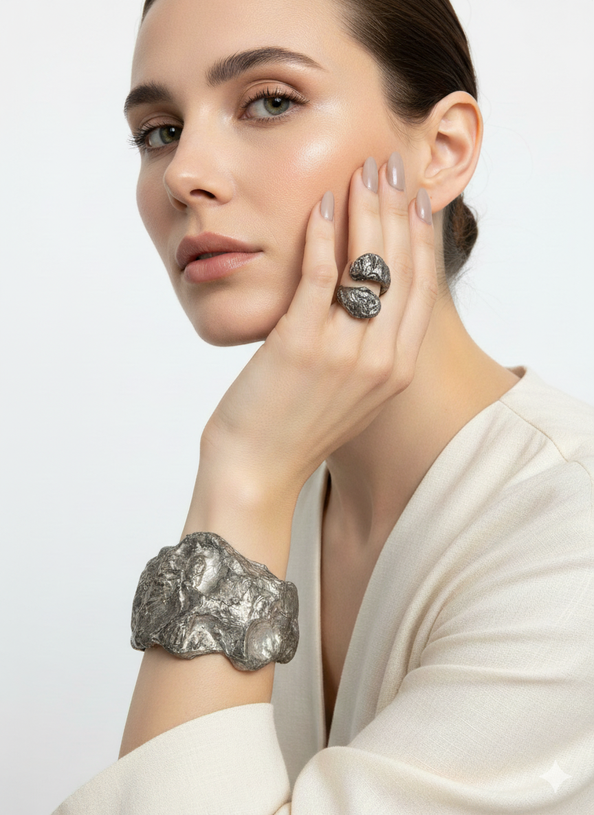 Handmade Paper Ring – Organic Inspired Design | Niksa Design