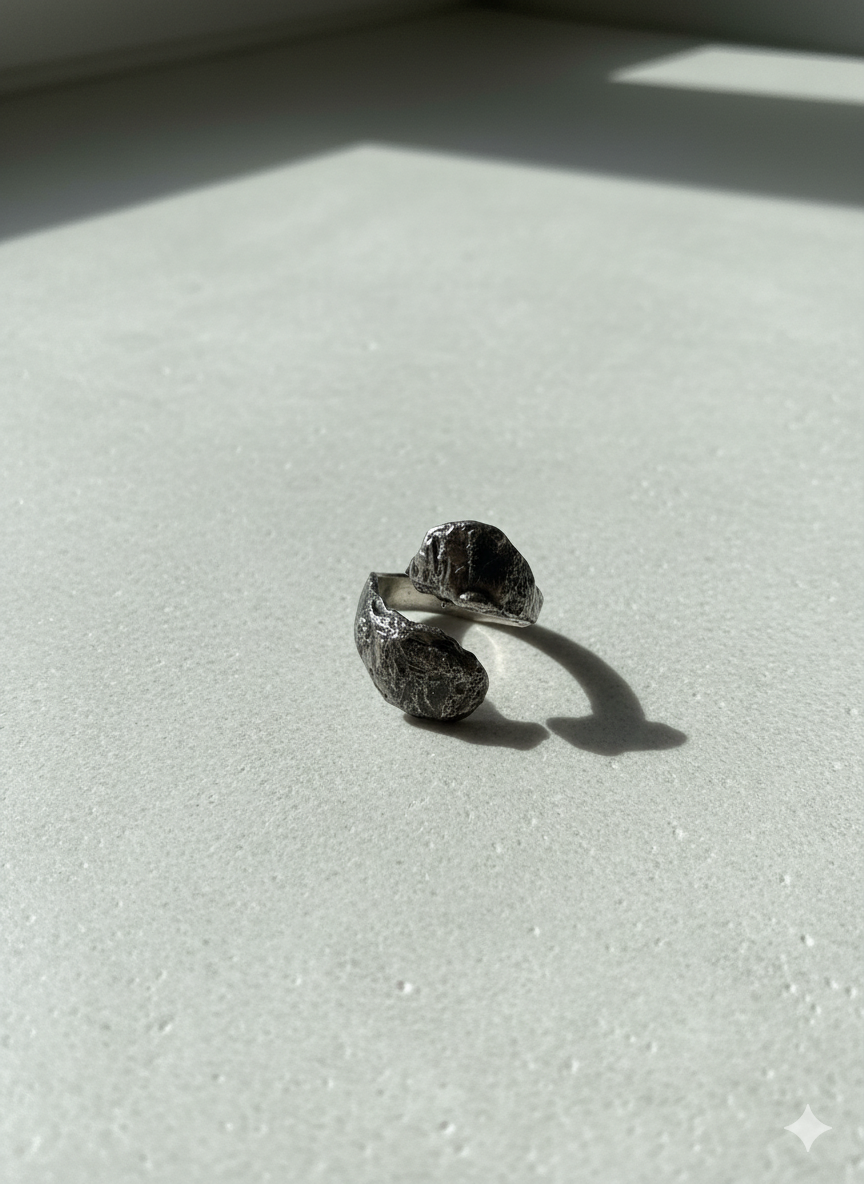 Handmade Paper Ring – Organic Inspired Design | Niksa Design