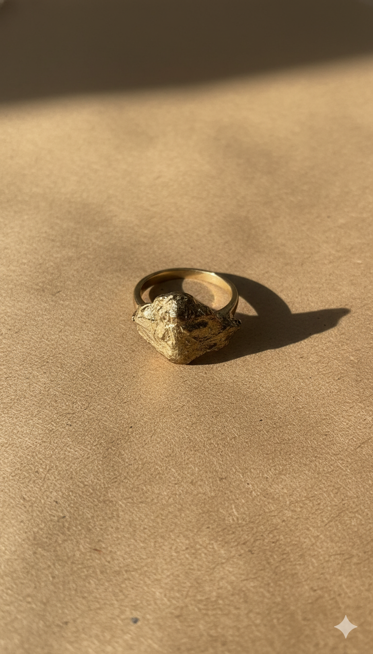 Handmade Paper Ring – Organic Inspired Design | Niksa Design
