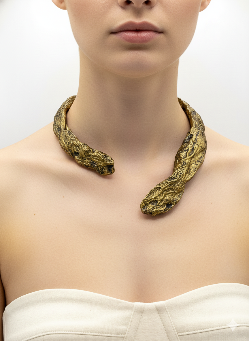 Handmade Paper Necklace – Sculptural Modern Design | Niksa Design