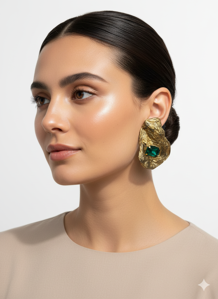 Handmade Paper Earrings – Organic Inspired Design | Niksa Design