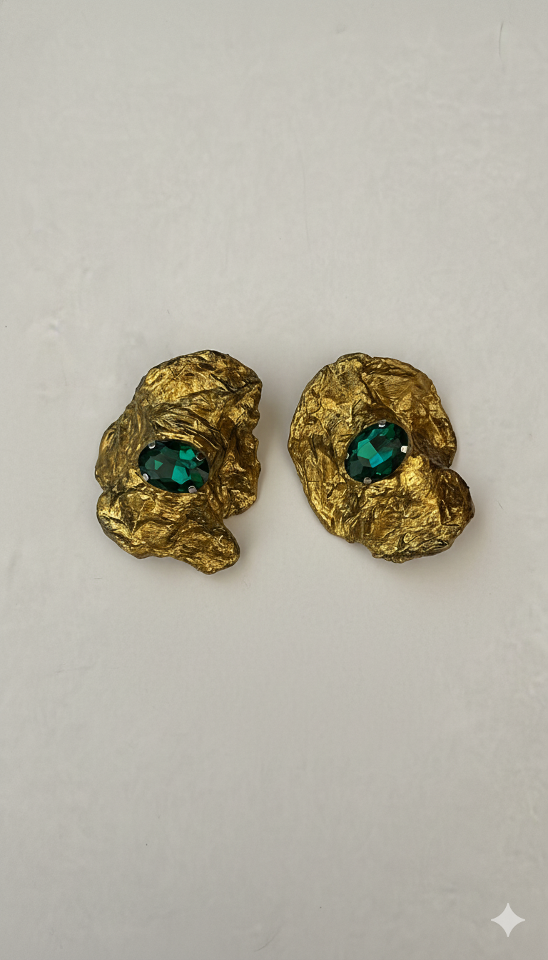 Handmade Paper Earrings – Organic Inspired Design | Niksa Design
