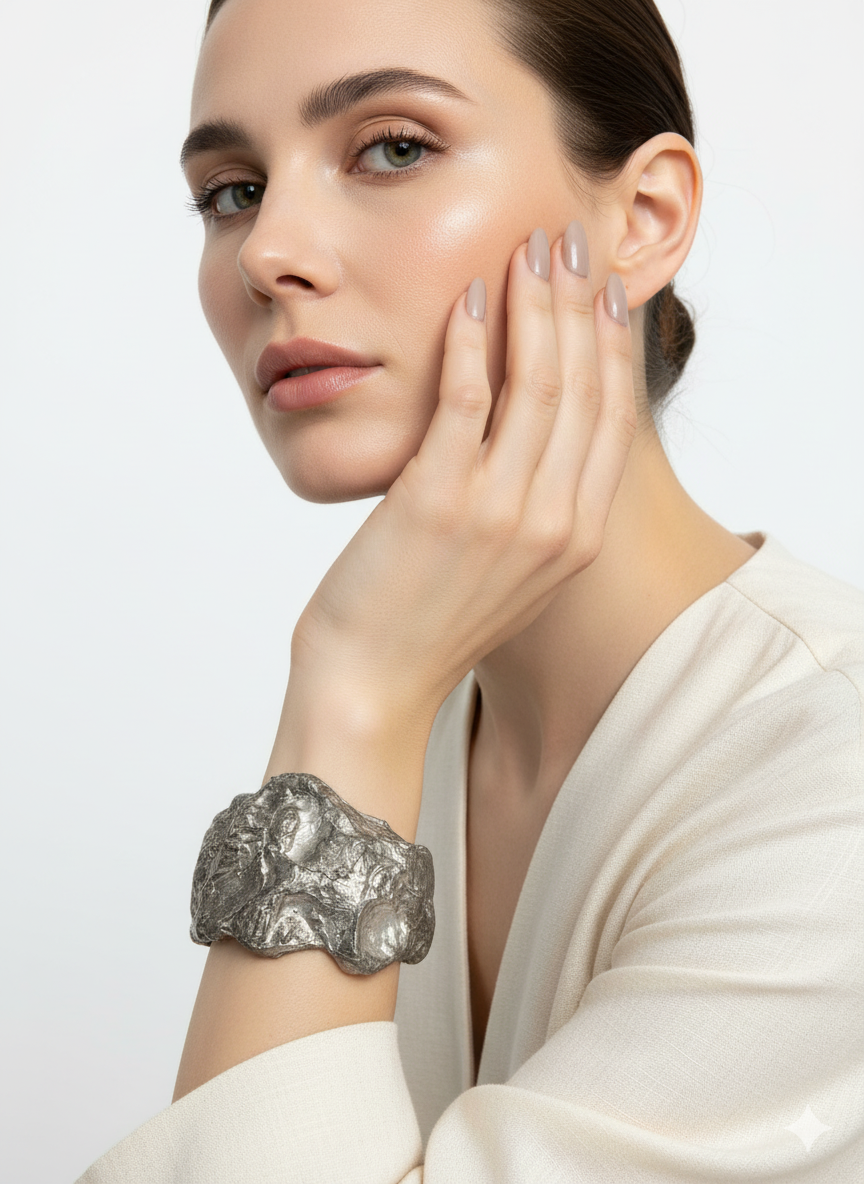 Handmade Paper Bracelet – Organic Inspired Design | Niksa Design