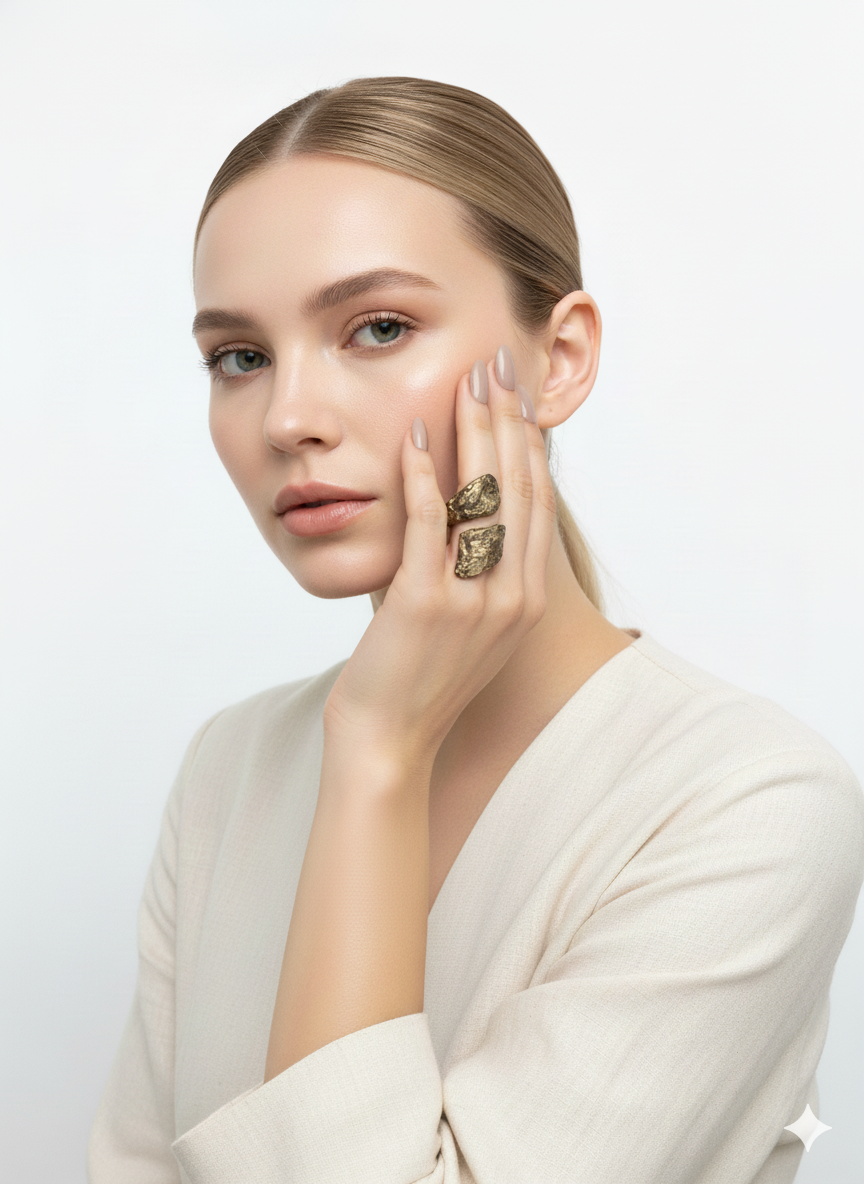 Handmade Paper Ring – Organic Inspired Design | Niksa Design