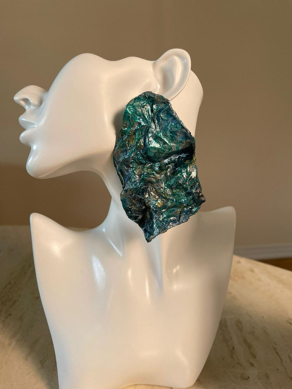 Handmade Paper Earrings – Organic Inspired Design | Niksa Design