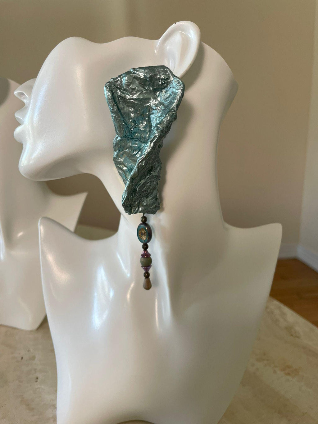 Handmade Paper Earrings – Organic Inspired Design | Niksa Design