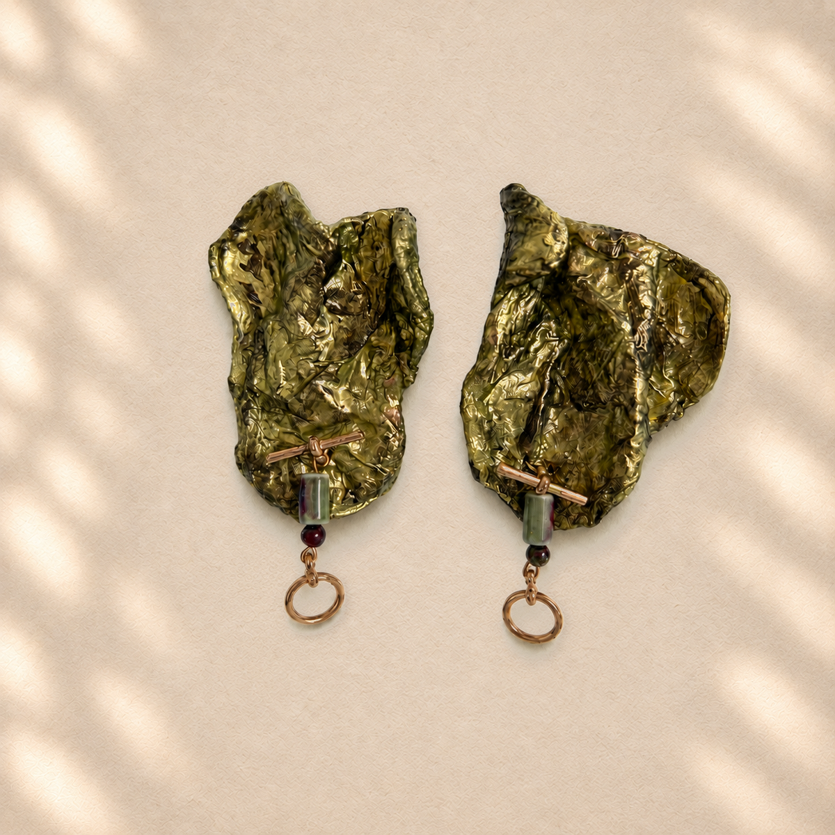 Enduring Matter — Handmade Sculptural Paper Earrings