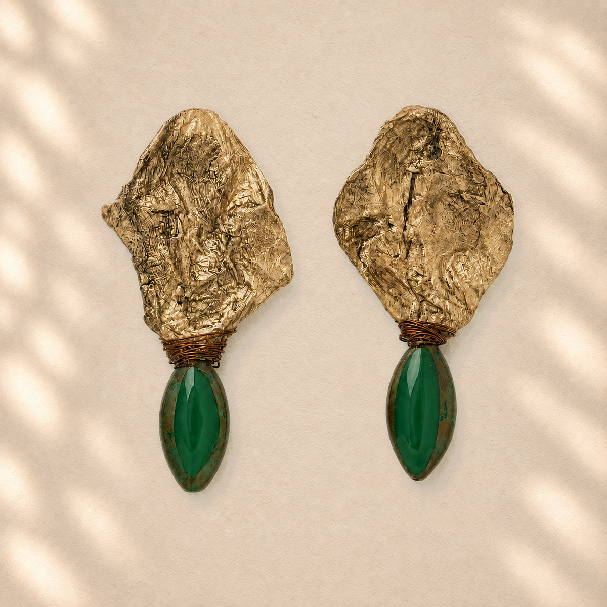 Held Light — Handmade Sculptural Paper Earrings