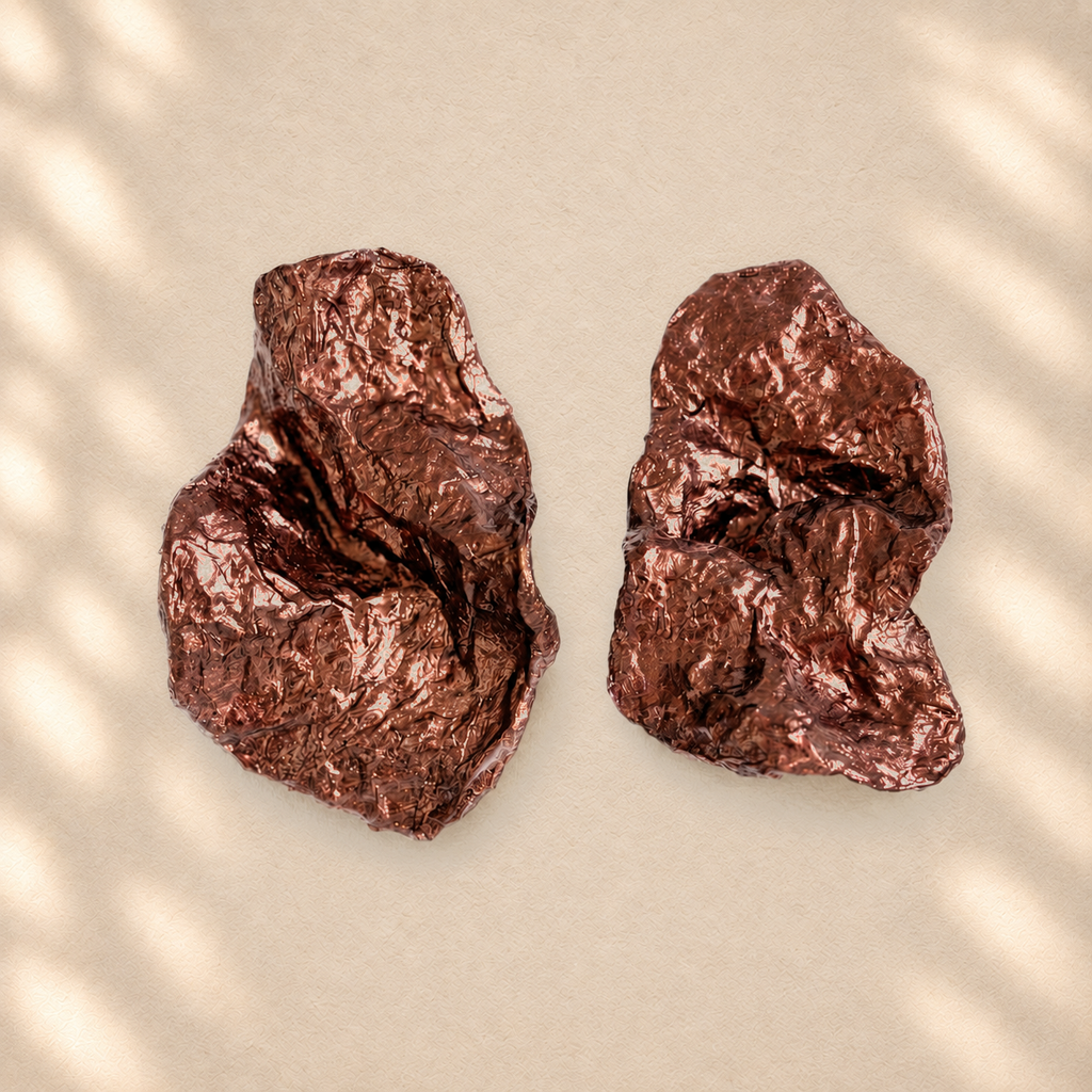 Mineral Resistance — Handmade Sculptural Paper Earrings