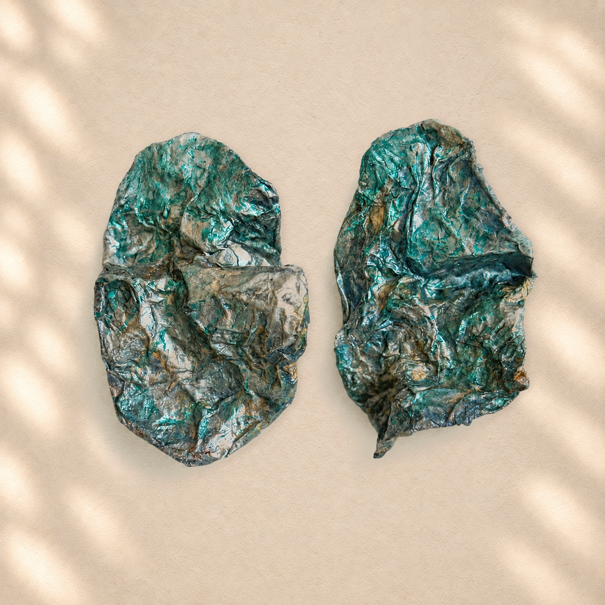 Soft Compression — Handmade Sculptural Paper Earrings