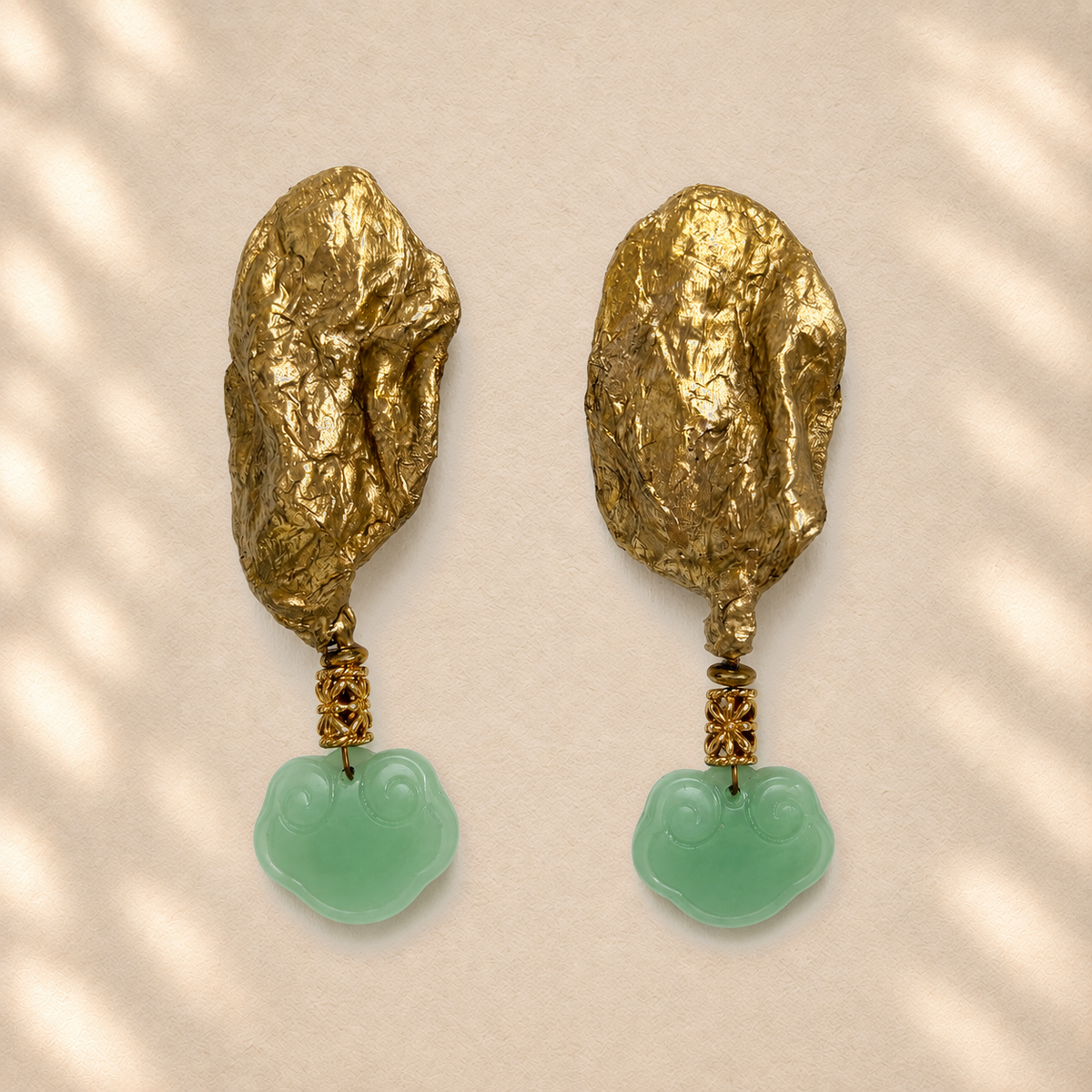 Scar of Light — Handmade Sculptural Paper Earrings