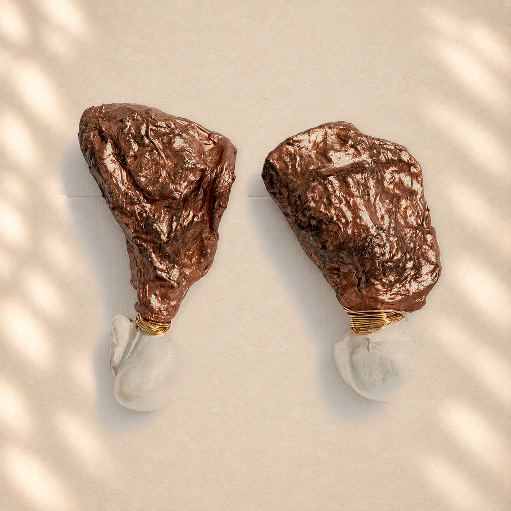Shaped Horizon — Handmade Sculptural Paper Earrings