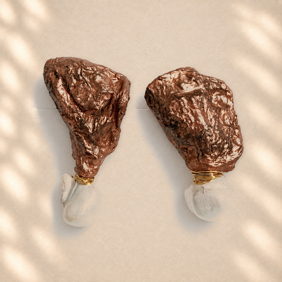 Shaped Horizon — Handmade Sculptural Paper Earrings