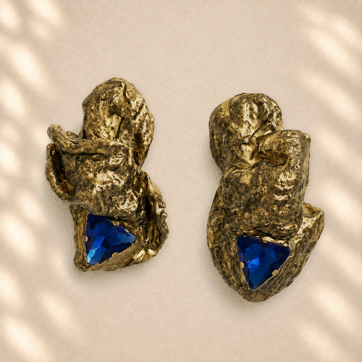 Resilient Passage — Handmade Sculptural Paper Earrings