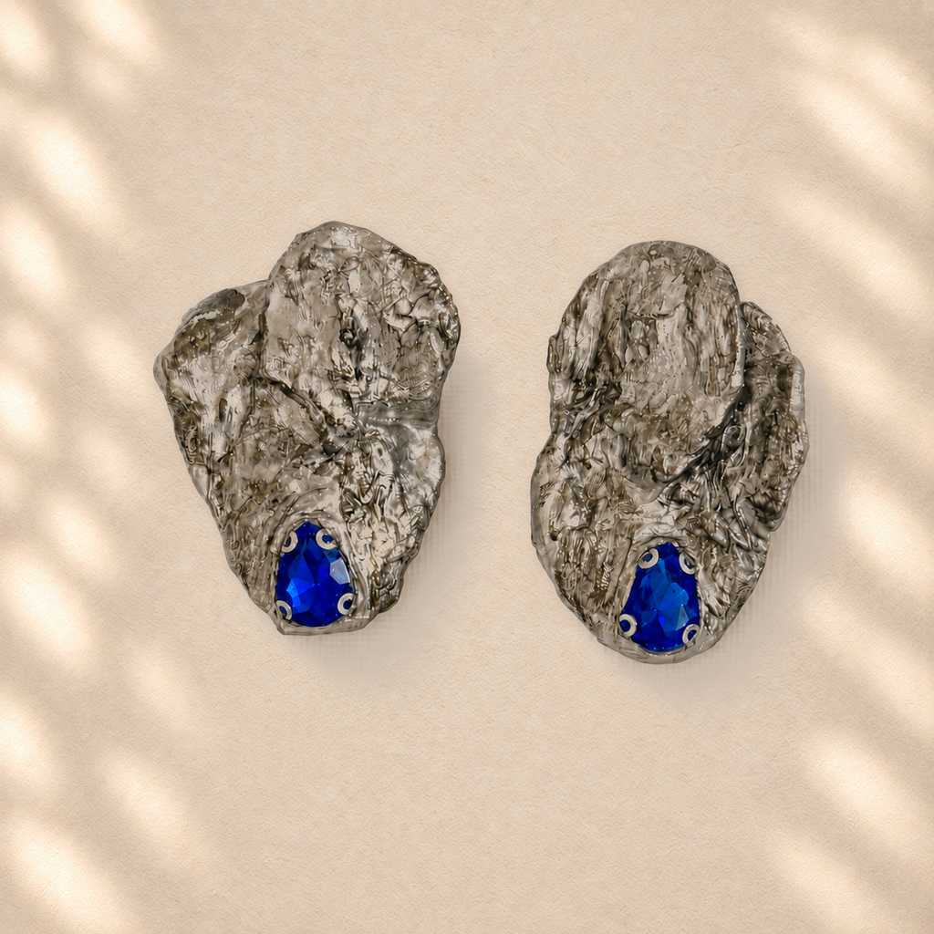 Folded Resistance — Handmade Sculptural Paper Earrings