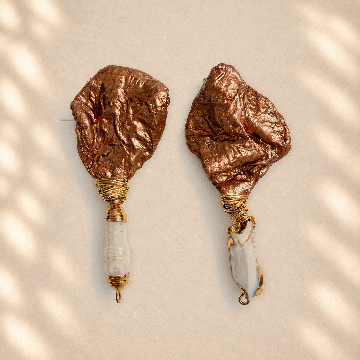 Resilient Matter — Handmade Sculptural Paper Earrings