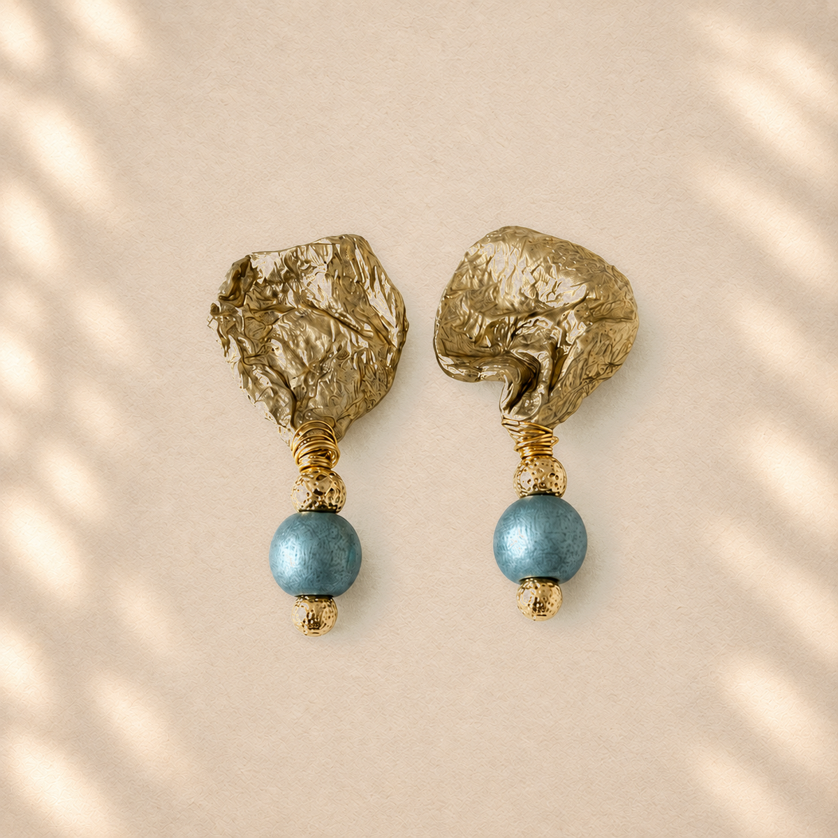 Twisted Current — Handmade Sculptural Paper Earrings