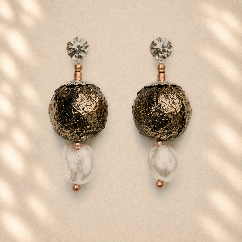 Worn Current — Handmade Sculptural Paper Earrings